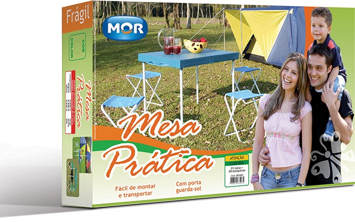 MESA PRÁTICA COM BANQUETAS - MOR - Imagem 3
