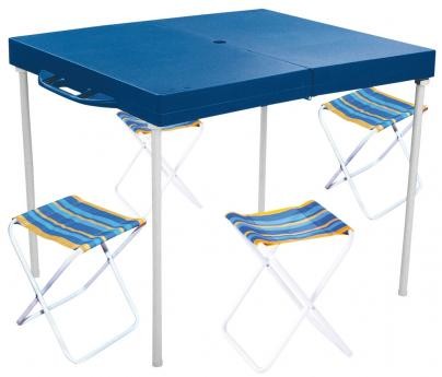 MESA PRÁTICA COM BANQUETAS - MOR