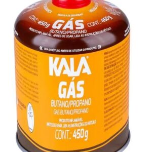 Cartucho de Gás 450g com Válvula de Segurança Kala