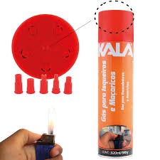 Refil de Gás p/ Isqueiros e Maçaricos 180gr - Kala