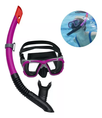 Kit de mergulho com máscara e snorkel Hydro Force Bestway - Imagem 2