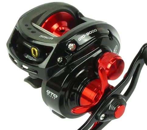 CARRETILHA SAGA GTO 8000 - MARINE SPORTS - LADO DIREITO - Imagem 5