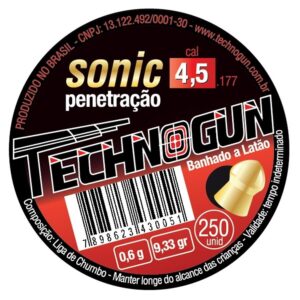 CHUMBINHO SONIC GOLD 4,5MM C/ 250 UN