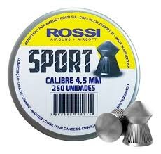 Chumbinho Rossi Sport 4.5mm - 250 Unidades
