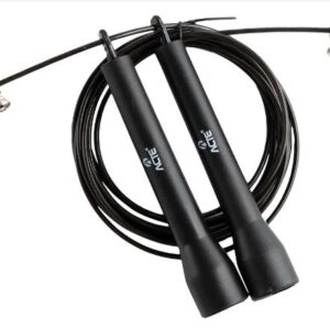 Corda de Pular 3m Preta T79 Acte Sports com Rolamento de Regulagem