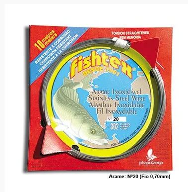 Arame de Aço Inox Duro Fishtex Nº20 – 10m