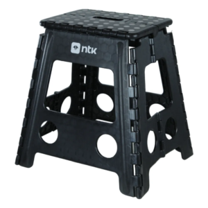 Banqueta Dobrável para Camping Step 2 Preto NTK