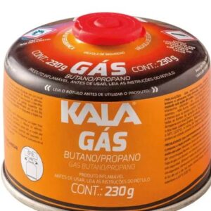 Cartucho Gás com Válvulas de Segurança 230Gr Kala