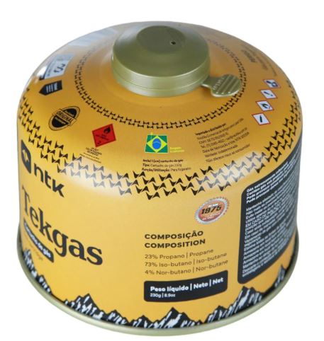 Cartucho de Gás Tekgas para Fogareiro e Lampião