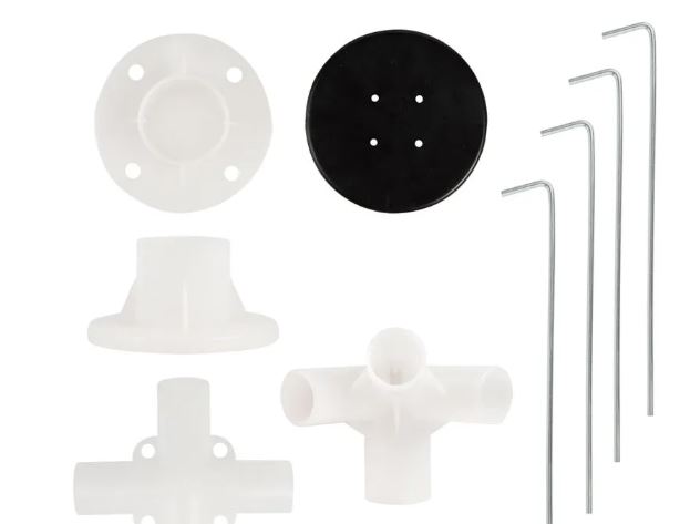 Gazebo 3m x 3m Ráfia Branco - Imagem 2